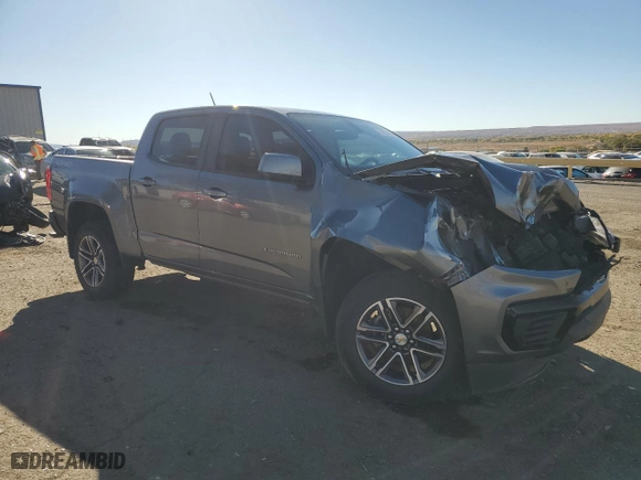 2021 Chevrolet Colorado 4WD Work Truck with VIN 1GCGTBENXM1216895, listed as a Copart auction lot 78281224 with 90,512 mi miles and Salvage Title. Bid and sale history available at carsss.com. Image 4.