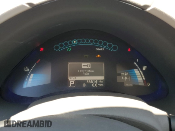 2017 Nissan LEAF SL with VIN 1N4BZ0CP7HC301971, listed as a Copart auction lot 57188623 with 35,614 mi miles. Bid and sale history available at carsss.com. Image 9.