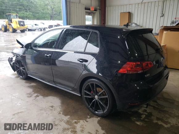 2017 Volkswagen GTI S with VIN 3VW4T7AU6HM015322, listed as a Copart auction lot 58606415 with 104,316 mi miles and Salvage title. Bid and sale history available at DreamBid. Image 2.