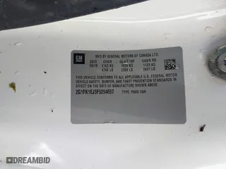 2015 Chevrolet Camaro SS with VIN 2G1FK1EJ3F9294657, listed as a IAAI auction lot 41603593 with 1 mi miles. Bid and sale history available at carsss.com. Image 9.