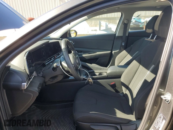 2024 Hyundai Elantra SEL with VIN KMHLS4DG4RU711952, listed as a Copart auction lot 75515304 with 7,411 mi miles and Salvage Title. Bid and sale history available at carsss.com. Image 7.