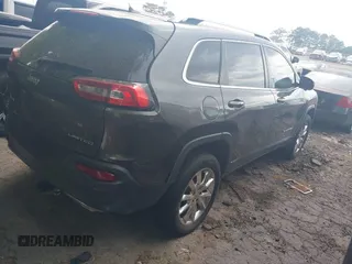 2015 Jeep Cherokee Limited with VIN 1C4PJMDS9FW635481, listed as a IAAI auction lot 42118784 with 154,776 mi miles. Bid and sale history available at carsss.com. Image 4.