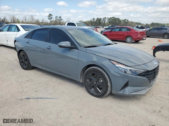 2022 Hyundai Elantra Essential with VIN KMHLM4AGXNU361963, listed as a Copart auction lot 48763575 with 47,226 mi miles and Salvage Title. Bid and sale history available at carsss.com. Image 4.