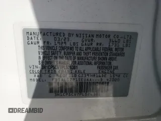 2023 Nissan Kicks SV with VIN 3N1CP5CV7PL526381, listed as a Copart auction lot 48503015 with 14,808 mi miles and Salvage Title. Bid and sale history available at DreamBid. Image 13.