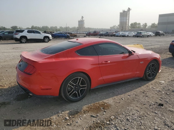 2018 Ford Mustang GT with VIN 1FA6P8CF3J5184669, listed as a Copart auction lot 58906205 with 37,343 mi miles and Salvage title. Bid and sale history available at DreamBid. Image 3.