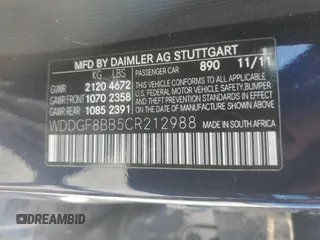 2012 Mercedes-Benz C 300 Sport z VIN WDDGF8BB5CR212988, wystawiony jako Copart lot #62689835 z przebiegiem 94 782 mil mil oraz Szkoda całkowita • Salvage title. Historia ofert i sprzedaży dostępna na DreamBid. Obrazek 12.