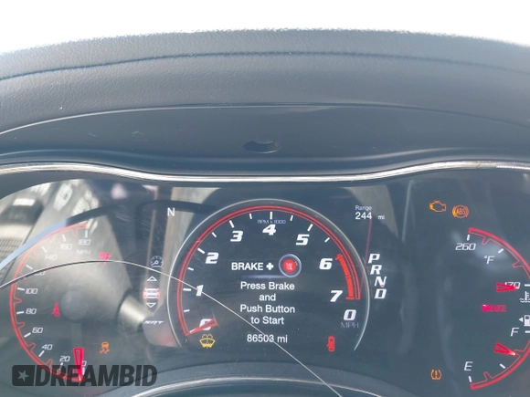 2018 Dodge Durango SRT with VIN 1C4SDJGJ4JC341550, listed as a IAAI auction lot 42147955 with 86,503 mi miles and . Bid and sale history available at DreamBid. Image 15.