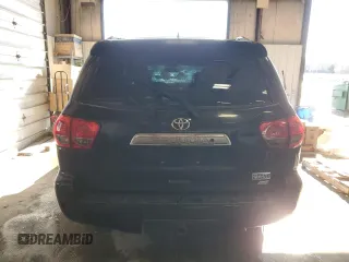 2016 Toyota Sequoia Platinum with VIN 5TDDW5G17GS129498, listed as a Copart auction lot 89099455 with 0 mi miles and Salvage Title. Bid and sale history available at carsss.com. Image 6.