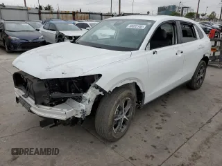 2024 Honda HR-V EX-L z VIN 3CZRZ1H72RM718089, wystawiony jako Copart lot #56035105 z przebiegiem 24 362 mil mil oraz Szkoda całkowita • Salvage title. Historia ofert i sprzedaży dostępna na DreamBid. Obrazek 1.