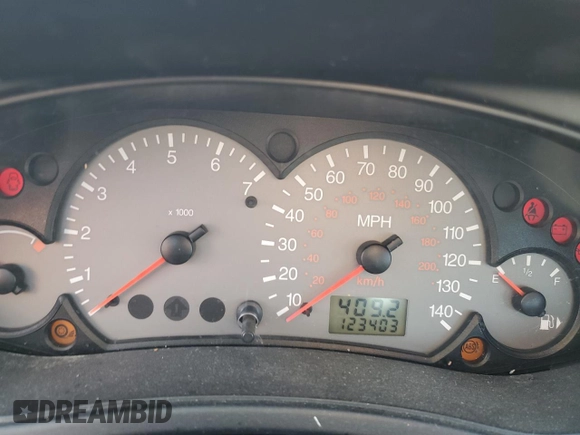 2003 Ford Focus ZTS with VIN 1FAFP38343W288392, listed as a Copart auction lot 49009205 with 123,403 mi miles and Clean Title. Bid and sale history available at carsss.com. Image 9.