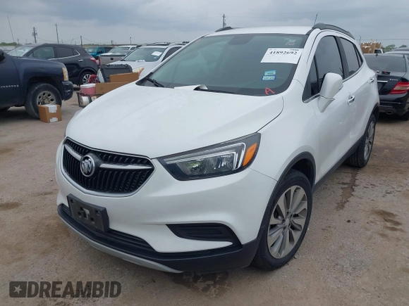 2019 Buick Encore Preferred with VIN KL4CJASBXKB930648, listed as a IAAI auction lot 41892692 with 61,448 mi miles. Bid and sale history available at carsss.com. Image 17.