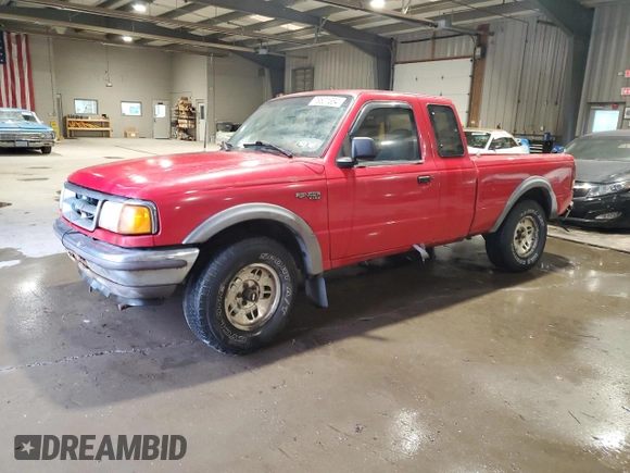 1996 Ford Ranger XLT with VIN 1FTCR15X8TTA17470, listed as a Copart auction lot 79801334 with 156,764 mi miles and Salvage Title. Bid and sale history available at DreamBid. Image 1.