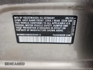 2014 Volkswagen CC Sport с VIN WVWBN7AN2EE509613, выставлен на аукционе Copart как лот 61609035 с пробегом 118 364 миль миль и Чистый • Clean title. История ставок и продаж доступна на DreamBid. Изображение 12.