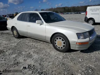 1997 Lexus LS 400 Luxury Sdn with VIN JT8BH28F9V0068504, listed as a Copart auction lot 87195024 with 230,116 mi miles and Salvage Title. Bid and sale history available at carsss.com. Image 4.