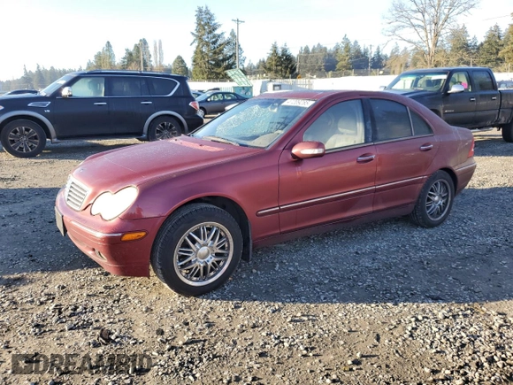 2002 Mercedes-Benz C 230/260/280/320 with VIN WDBRF61J32E003687, listed as a Copart auction lot 47209285 with 156,561 mi miles and Salvage Title. Bid and sale history available at DreamBid. Image 1.