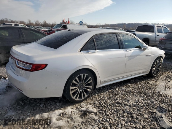 2017 Lincoln Continental Reserve with VIN 1LN6L9RP2H5620896, listed as a Copart auction lot 81576334 with 68,118 mi miles and Salvage Title. Bid and sale history available at carsss.com. Image 3.