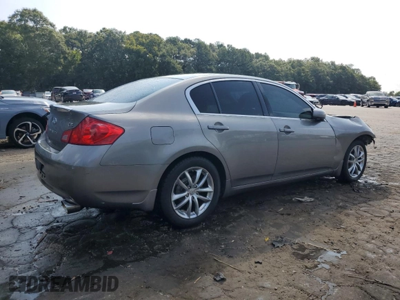 2007 Infiniti G35 Journey with VIN JNKBV61E47M729319, listed as a Copart auction lot 70563834 with 250,759 mi miles and Salvage Title. Bid and sale history available at DreamBid. Image 3.