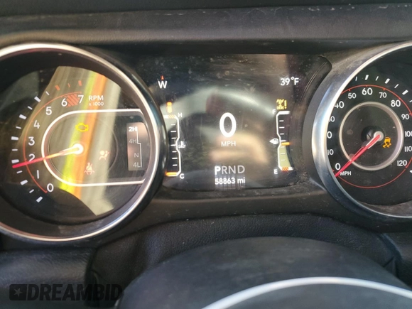 2020 Jeep Wrangler Unlimited Recon with VIN 1C4HJXFN1LW304404, listed as a Copart auction lot 81105414 with 58,863 mi miles and Clean title. Bid and sale history available at DreamBid. Image 9.
