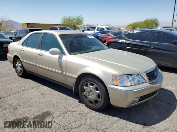 2001 Acura RL Premium Pkg with VIN JH4KA965X1C000535, listed as a Copart auction lot 54098695 with 0 mi miles and Clean Title. Bid and sale history available at carsss.com. Image 4.