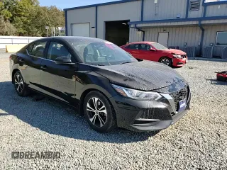 2021 Nissan Sentra SV with VIN 3N1AB8CV9MY206999, listed as a Copart auction lot 43621755 with 49,754 mi miles and Salvage Title. Bid and sale history available at DreamBid. Image 10.