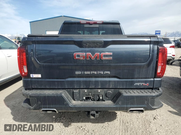 2021 GMC Sierra 1500 AT4 with VIN 1GTP9EED9MZ302644, listed as a Copart auction lot 48487505 with 42,106 mi miles and Salvage Title. Bid and sale history available at carsss.com. Image 6.