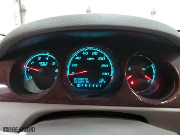 2011 Buick Lucerne CXL Premium with VIN 1G4HJ5EM0BU131171, listed as a Copart auction lot 45203525 with 231,694 mi miles and Clean Title. Bid and sale history available at carsss.com. Image 9.