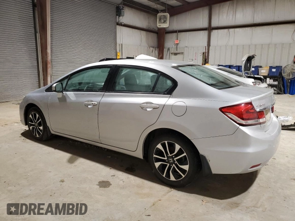2015 Honda Civic EX with VIN 19XFB2F82FE010770, listed as a Copart auction lot 43957405 with 185,372 mi miles and Salvage Title. Bid and sale history available at carsss.com. Image 2.