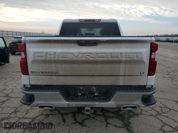 2021 Chevrolet Silverado 1500 LT with VIN 3GCUYDET0MG416572, listed as a Copart auction lot 85577294 with 45,033 mi miles and Salvage Title. Bid and sale history available at carsss.com. Image 6.