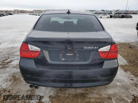 2006 BMW 3 Series 330xi with VIN WBAVD33546KV60262, listed as a Copart auction lot 87508765 with 249,826 mi miles and Salvage Title. Bid and sale history available at carsss.com. Image 6.