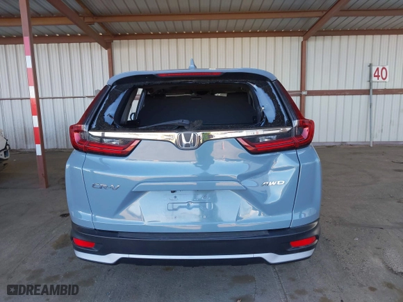 2021 Honda CR-V EX-L with VIN 2HKRW2H88MH617683, listed as a IAAI auction lot 41687272 with 1 mi miles. Bid and sale history available at carsss.com. Image 16.