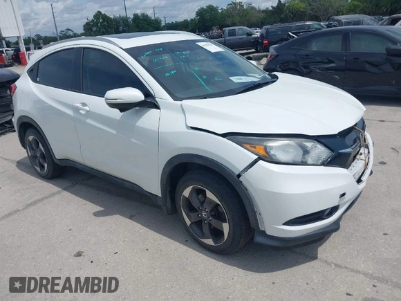 2018 Honda HR-V EX-L Navi with VIN 3CZRU6H78JM704178, listed as a IAAI auction lot 41903547 with 80,804 mi miles. Bid and sale history available at carsss.com. Image 1.