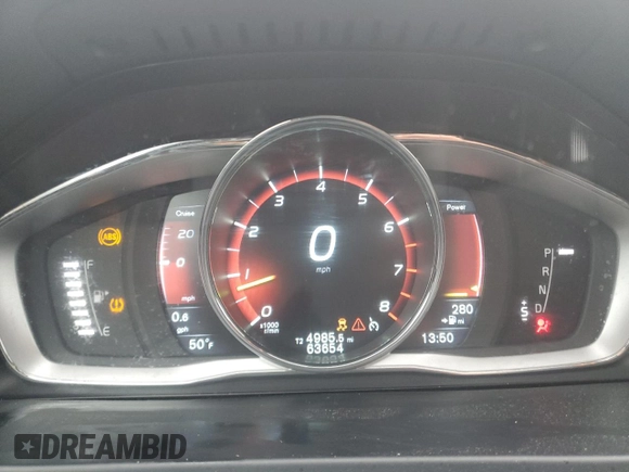 2016 Volvo V60 T5 z VIN YV4612HK0G1007041, wystawiony jako Copart lot #86773054 z przebiegiem 63 654 mil mil oraz Szkoda całkowita • Salvage title. Historia ofert i sprzedaży dostępna na DreamBid. Obrazek 9.