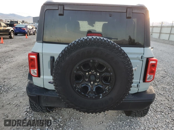 2022 Ford Bronco with VIN 1FMEE5DH4NLB18042, listed as a Copart auction lot 78505564 with Not provided miles and Salvage title. Bid and sale history available at DreamBid. Image 6.