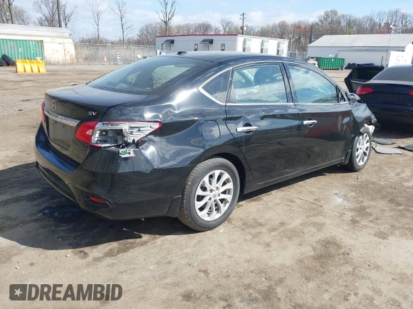 2019 Nissan Sentra SV z VIN 3N1AB7APXKY326869, wystawiony jako IAAI lot #41905231 z przebiegiem 66 895 mil mil oraz . Historia ofert i sprzedaży dostępna na DreamBid. Obrazek 4.