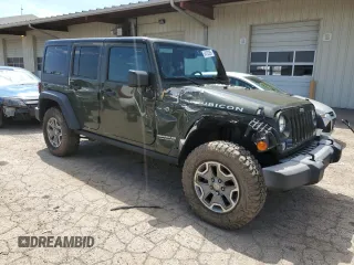 2015 Jeep Wrangler Unlimited Rubicon with VIN 1C4BJWFGXFL752602, listed as a Copart auction lot 54102395 with 26,466 mi miles and Salvage title. Bid and sale history available at DreamBid. Image 4.