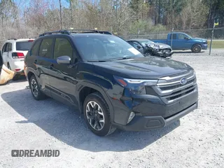 2025 Subaru Forester Premium with VIN JF2SLDBC1SH444718, listed as a IAAI auction lot 41737338 with 4,231 mi miles and . Bid and sale history available at DreamBid. Image 1.