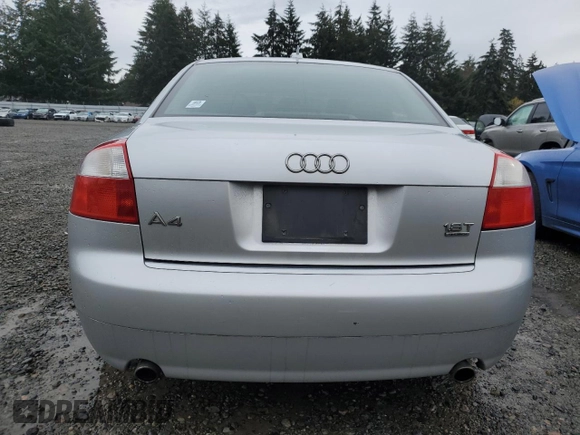 2005 Audi A4 1.8T SE with VIN WAULC68E35A052180, listed as a Copart auction lot 81336944 with 195,770 mi miles and Salvage Title. Bid and sale history available at carsss.com. Image 6.
