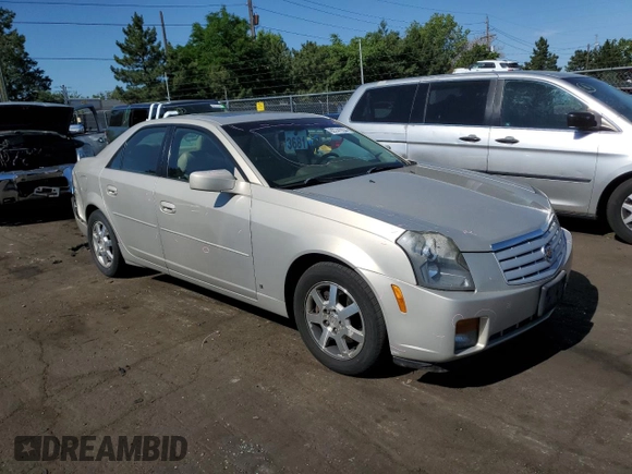 2007 Cadillac CTS with VIN 1G6DP577270137967, listed as a Copart auction lot 60741934 with 141,487 mi miles and Salvage Title. Bid and sale history available at carsss.com. Image 4.