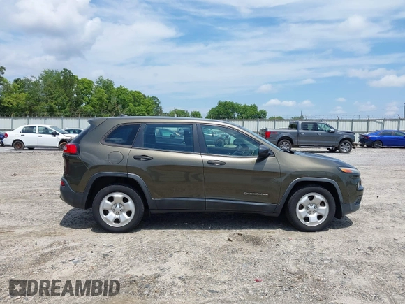 2015 Jeep Cherokee Sport with VIN 1C4PJLAB0FW660722, listed as a IAAI auction lot 42480650 with 272,396 mi miles and . Bid and sale history available at DreamBid. Image 13.