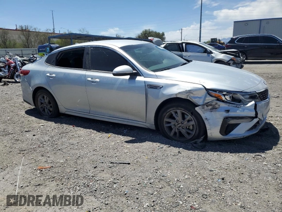 2020 Kia Optima LX with VIN 5XXGT4L38LG447102, listed as a Copart auction lot 57464255 with 43,988 mi miles and Salvage title. Bid and sale history available at DreamBid. Image 4.
