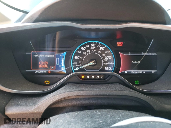 2017 Ford C-Max Energi Titanium with VIN 1FADP5FU4HL105032, listed as a Copart auction lot 46847244 with 96,090 mi miles. Bid and sale history available at carsss.com. Image 9.