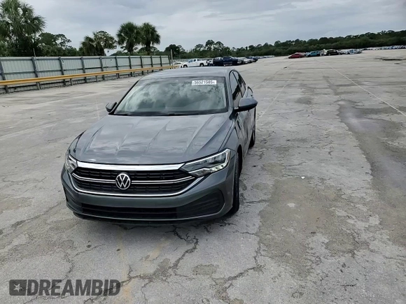 2022 Volkswagen Jetta SE with VIN 3VWEM7BU8NM010697, listed as a Copart auction lot 56521505 with 9,110 mi miles and Salvage title. Bid and sale history available at DreamBid. Image 13.