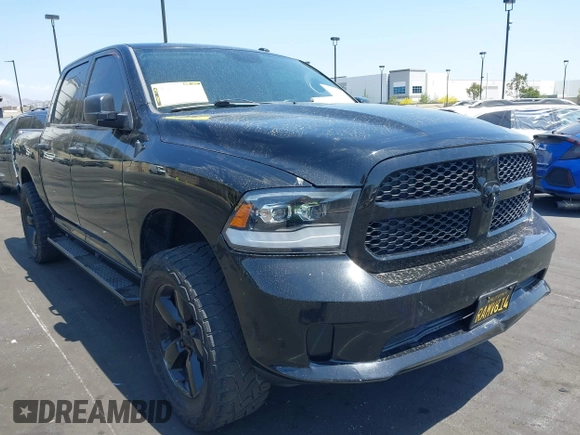 2014 Ram 1500 Express with VIN 3C6RR6KT7EG221631, listed as a IAAI auction lot 42397832 with 98,715 mi miles and . Bid and sale history available at DreamBid. Image 1.