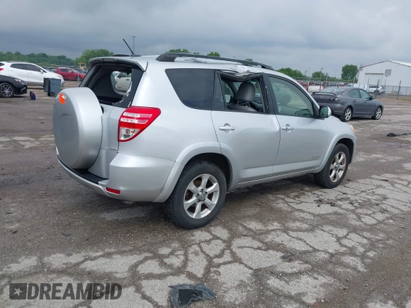 2012 Toyota RAV4 Limited with VIN JTMDK4DV5C5109974, listed as a IAAI auction lot 42334441 with 190,260 mi miles and . Bid and sale history available at DreamBid. Image 4.
