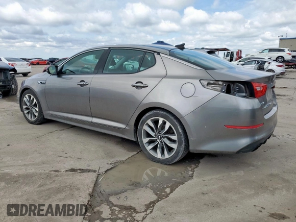 2014 Kia Optima SXL Turbo with VIN 5XXGR4A6XEG318048, listed as a Copart auction lot 58435035 with 130,799 mi miles and Salvage title. Bid and sale history available at DreamBid. Image 2.