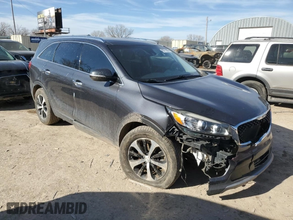 2018 Kia Sorento EX with VIN 5XYPH4A55JG396303, listed as a Copart auction lot 43771825 with 206,257 mi miles and Salvage Title. Bid and sale history available at DreamBid. Image 4.