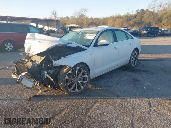 2013 Audi A6 Premium Plus z VIN WAUGGAFC6DN080377, wystawiony jako IAAI lot #41132555 z przebiegiem Nie podano mil oraz . Historia ofert i sprzedaży dostępna na DreamBid. Obrazek 2.