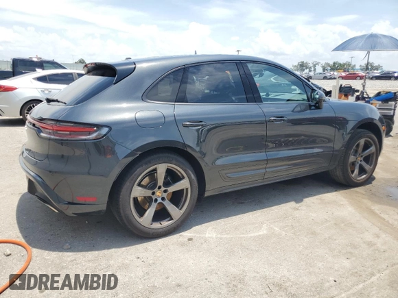 2024 Porsche Macan with VIN WP1AA2A50RLB02092, listed as a Copart auction lot 58689505 with 11,093 mi miles and Salvage title. Bid and sale history available at DreamBid. Image 3.