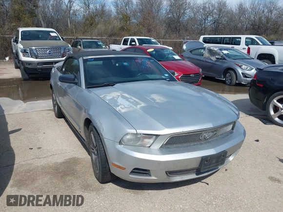 2012 Ford Mustang V6 with VIN 1ZVBP8EM4C5286227, listed as a IAAI auction lot 41638279 with Not Provided miles and . Bid and sale history available at carsss.com. Image 1.