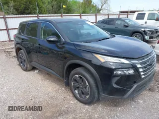 2025 Nissan Rogue SV with VIN JN8BT3BA4SW006217, listed as a IAAI auction lot 42017391 with 6,901 mi miles. Bid and sale history available at carsss.com. Image 1.